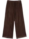 ALYSI ALYSI SUEDE TROUSERS