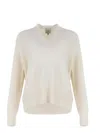 Alysi Sweater In Alpaca Blend In Beige