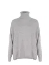 Alysi Sweater In Wool Blend In Grey