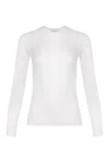 Alysi Sweater Made Of A Wool Blend In White