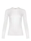Alysi Sweater Made Of A Wool Blend In White