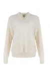 Alysi Sweater In Alpaca Blend In Beige