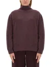 Alysi Turtleneck Shirt In Red