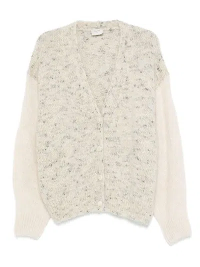 ALYSI ALYSI SWEATERS WHITE