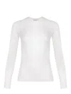 Alysi Sweater Made Of A Wool Blend In White