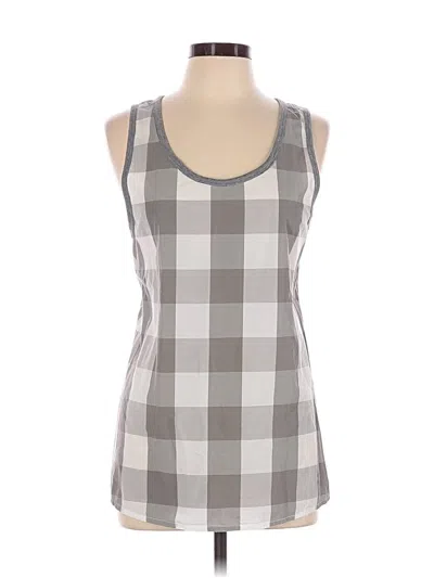 Pre-owned Alysi Tank Top Gray Square Neckline Tops