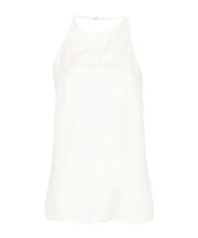 Alysi Thin-strapped Tank Top In White