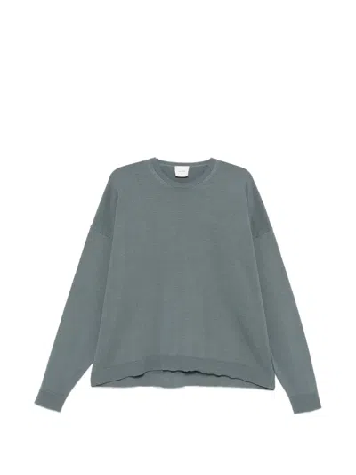 Alysi Cotton Crewneck Sweater In Green