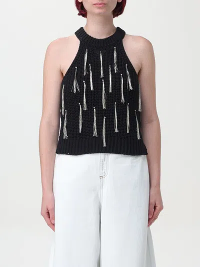 ALYSI TOP ALYSI WOMAN COLOR BLACK,F50872002