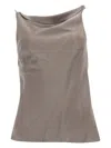 Alysi Asymmetrical Top In Brown