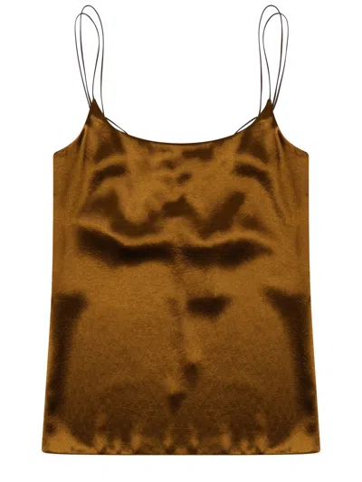 Alysi Top In Satin In Multi