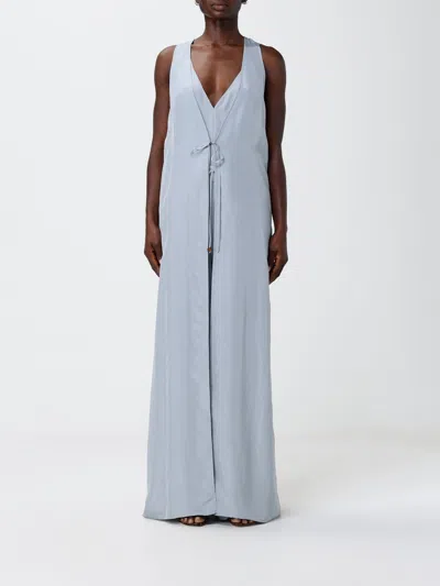 Alysi Silk Top In Blue
