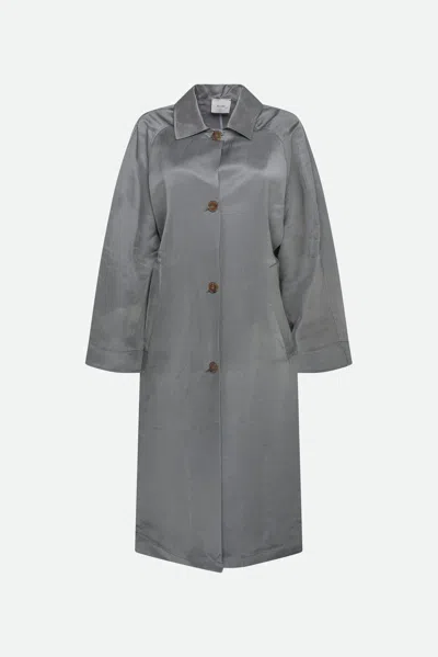 Alysi Trench Grigio Antracite In Gray