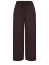 Alysi Trousers In Burgundy