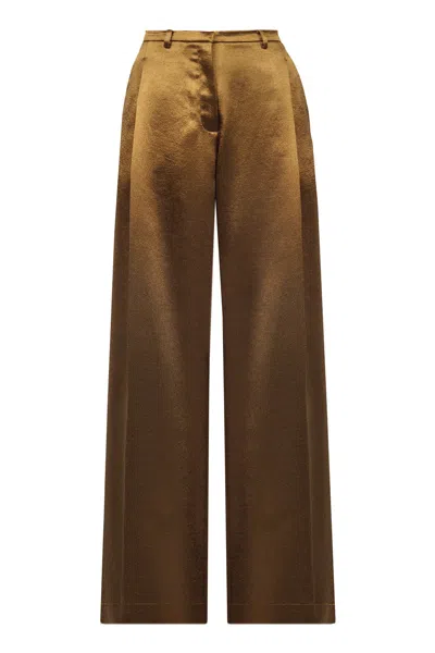Alysi - Trousers - 471183 - Bronze In Brown