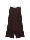 Alysi Brown Clothing Trousers In Brown
