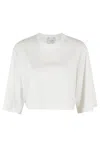 Alysi Cotton T-shirt In Latte
