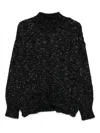 Alysi Turtle-neck Sweater In Black