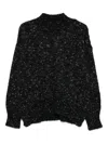 Alysi Turtle-neck Sweater In Black