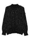 Alysi Turtle-neck Sweater In Black