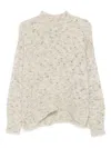 Alysi Turtle-neck Sweater In White