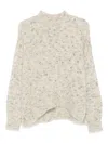 Alysi Turtle-neck Sweater In Neutral