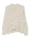 Alysi Turtle-neck Sweater In White