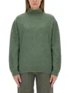 Alysi Turtleneck Shirt In Green