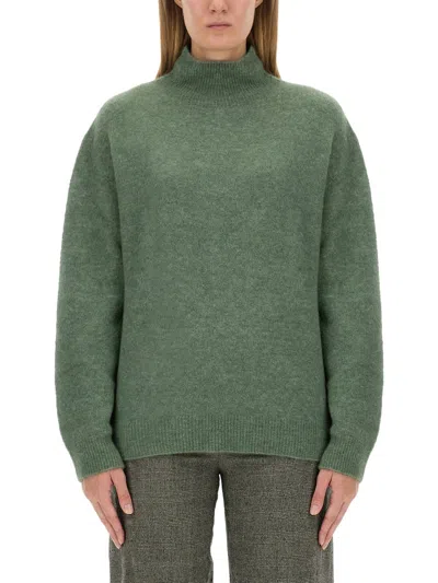 Alysi Turtleneck Shirt In Green