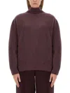 Alysi Turtleneck Shirt In Red