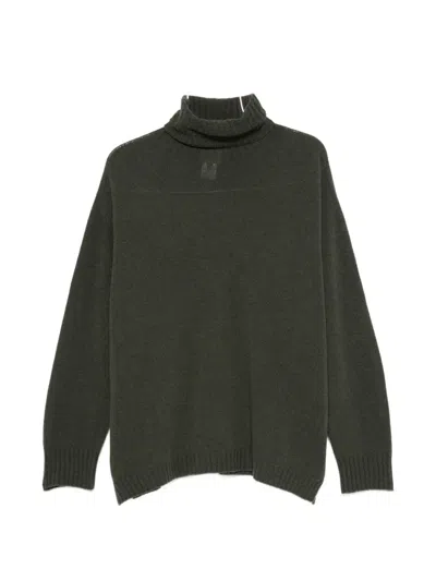 Alysi Turtleneck Sweater In Green