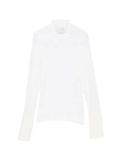 Alysi Turtleneck Sweater In White