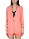 Alysi Twill Jacket In Pink