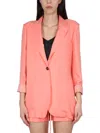 Alysi Twill Jacket In Pink