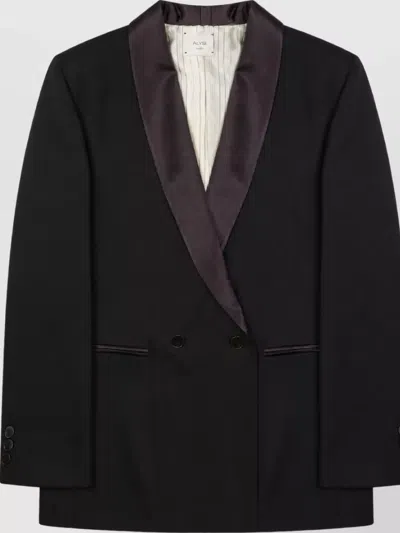 Alysi Virgin Wool Blazer In Black