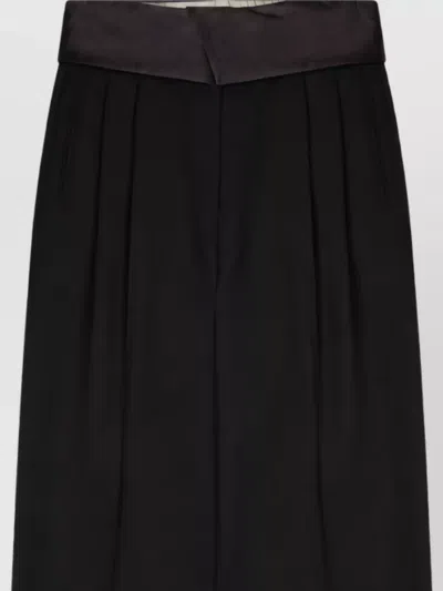 Alysi Virgin Wool Tailored Trousers In Multi