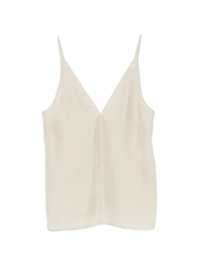 Alysi V-neck Top In Neutral
