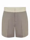 Alysi Shorts Made Of Wool. In Gray