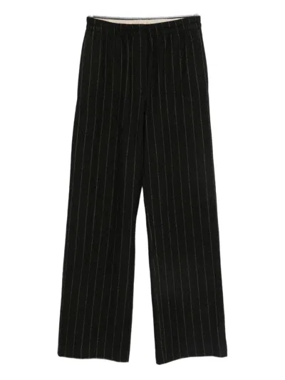ALYSI ALYSI WIDE-LEG WOOL TROUSERS