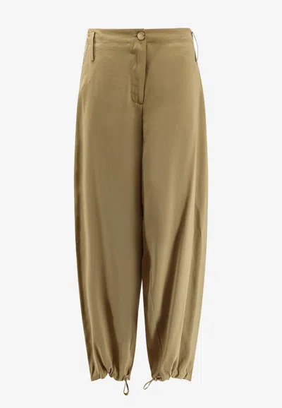 Alysi Wide-leg Casual Pants In Multi