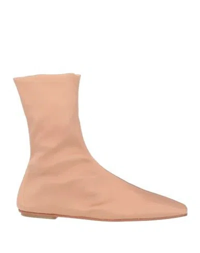 Alysi Woman Ankle Boots Copper Size 7 Textile Fibers In Pink