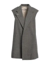 Alysi Woman Blazer Grey Size 6 Virgin Wool