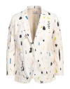 Alysi Woman Blazer Off White Size 6 Cotton