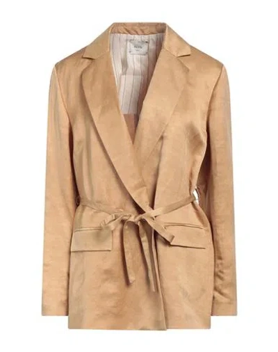 Alysi Blazer  Woman Color Brown In Beige