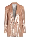 Alysi Woman Blazer Sand Size 8 Polyester In Beige