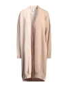 Alysi Woman Cardigan Beige Size M Acrylic, Alpaca Wool, Wool, Mohair Wool, Polyamide