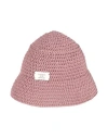 Alysi Woman Hat Mauve Size Onesize Polyester In Pink