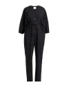 Alysi Woman Jumpsuit Black Size 8 Virgin Wool, Elastane