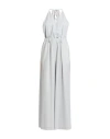 Alysi Crème Woman Jumpsuit Grey Size 6 Virgin Wool, Elastane