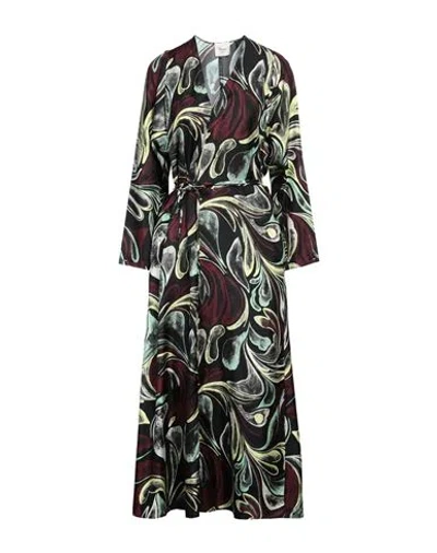 Alysi Woman Maxi Dress Black Size 4 Silk